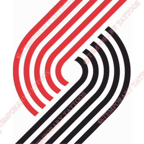 Portland Trail Blazers Customize Temporary Tattoos Stickers NO.1176